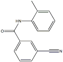 3-cyano-N-(2-methylphenyl)benzamide 结构式