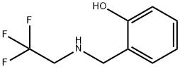 2-{[(2,2,2-trifluoroethyl)amino]methyl}phenol 结构式