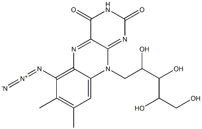 6-azidoriboflavin 结构式