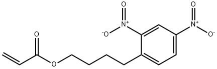 4-(2,4-DINITROPHENYL)BUTYL ACRYLATE 结构式