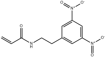 N-(3,5-Dinitrophenethyl)acrylamide 结构式