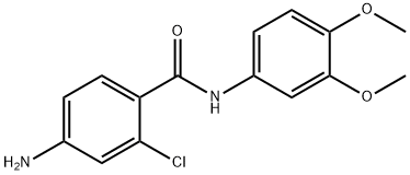 4-amino-2-chloro-N-(3,4-dimethoxyphenyl)benzamide 结构式