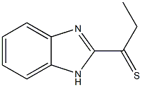 1-Propanethione,1-(2-benzimidazolyl)-(6CI) 结构式