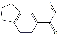 1H-Indene-5-acetaldehyde, 2,3-dihydro-α-oxo- 结构式