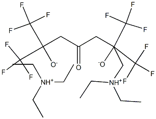 4-HEPTANONE, 2,6-BIS(TRIFLUOROMETHYL)-2,6-DIHYDROXY-1,1,1,7,7,7-HEXAFL UORO-, BIS 结构式