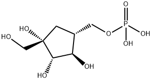 5-carbafructofuranose 6-phosphate 结构式