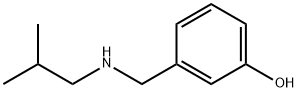 3-{[(2-methylpropyl)amino]methyl}phenol 结构式