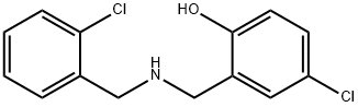 4-chloro-2-({[(2-chlorophenyl)methyl]amino}methyl)phenol 结构式