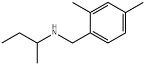 butan-2-yl[(2,4-dimethylphenyl)methyl]amine 结构式