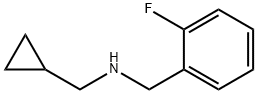 1-环丙基-N-(2-氟苄基)甲胺 结构式