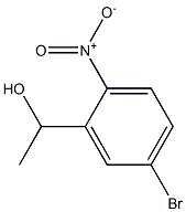1-(5-溴-2-硝基苯基)乙-1-醇 结构式