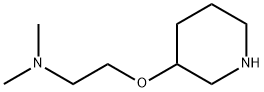 dimethyl[2-(piperidin-3-yloxy)ethyl]amine 结构式