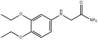 2-[(3,4-diethoxyphenyl)amino]acetamide 结构式