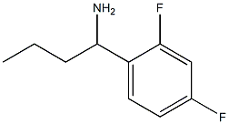 1-(2,4-二氟苯基)丁-1-胺 结构式