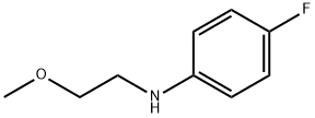 4-fluoro-N-(2-methoxyethyl)aniline 结构式