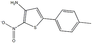 2-NITRO-3-AMINO-5-P-TOLYLTHIOPHENE 结构式