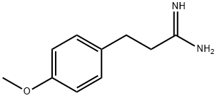 3-(4-methoxyphenyl)propanamidine 结构式