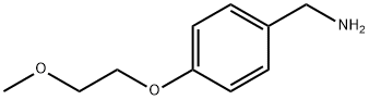 1-[4-(2-methoxyethoxy)phenyl]methanamine(SALTDATA: FREE) 结构式