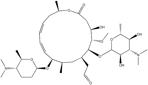 螺旋霉素杂质1(新螺旋霉素) 结构式