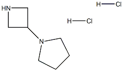1-(3-吖啶基)吡咯烷二盐酸盐 结构式