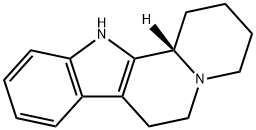 (12bS)-1,2,3,4,6,7,12,12bβ-Octahydroindolo[2,3-a]quinolizine 结构式