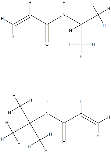 poly(N-isopropylacrylamide-N-tert-butylacrylamide)copolymer 结构式