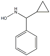 N-(Cyclopropyl-phenyl-methyl)-hydroxylamine 结构式