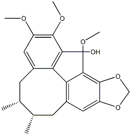 五味子酚乙 结构式