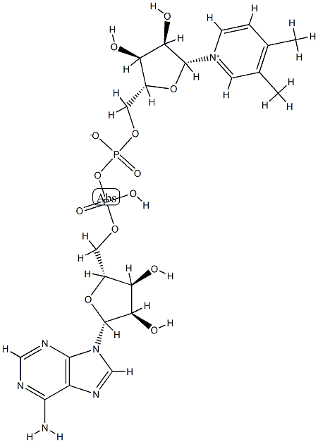 3,4-dimethylpyridine adenine dinucleotide 结构式