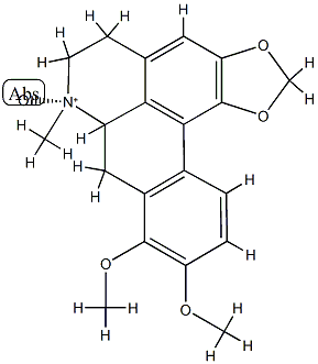 crebanine N-oxide 结构式