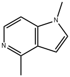 1H-Pyrrolo[3,2-c]pyridine,1,4-dimethyl-(9CI) 结构式