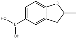 2-甲基-2,3-二氢苯并呋喃-5-硼酸 结构式