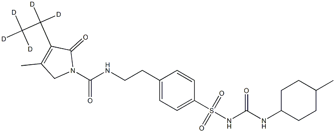 Glimepiride-d5 结构式