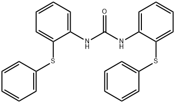 1,3-二(2-(苯基硫代)苯基)脲 结构式
