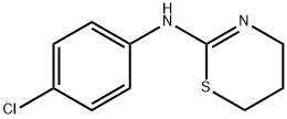 N-(4-chlorophenyl)-5,6-dihydro-4H-1,3-thiazin-2-amine 结构式