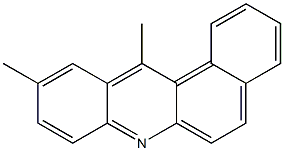 dimethyl-10,12-benz(a)acridine 结构式