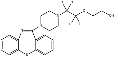 Quetiapine D4 Hemifumarate 结构式