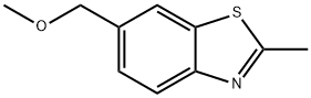 Benzothiazole, 6-(methoxymethyl)-2-methyl- (6CI,9CI) 结构式