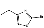 5-bromo-3-isopropyl-1,2,4-thiadiazole 结构式