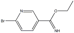 ethyl 6-bromonicotinimidate 结构式