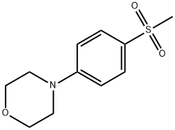 4-(4-Methanesulfonyl-phenyl)-morpholine 结构式