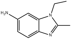 1H-Benzimidazol-6-amine,1-ethyl-2-methyl-(9CI) 结构式