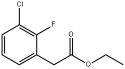 ethyl 2-(3-chloro-2-fluorophenyl)acetate 结构式