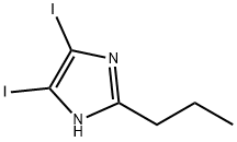 4,5-二碘-2-丙基-1H-咪唑 结构式