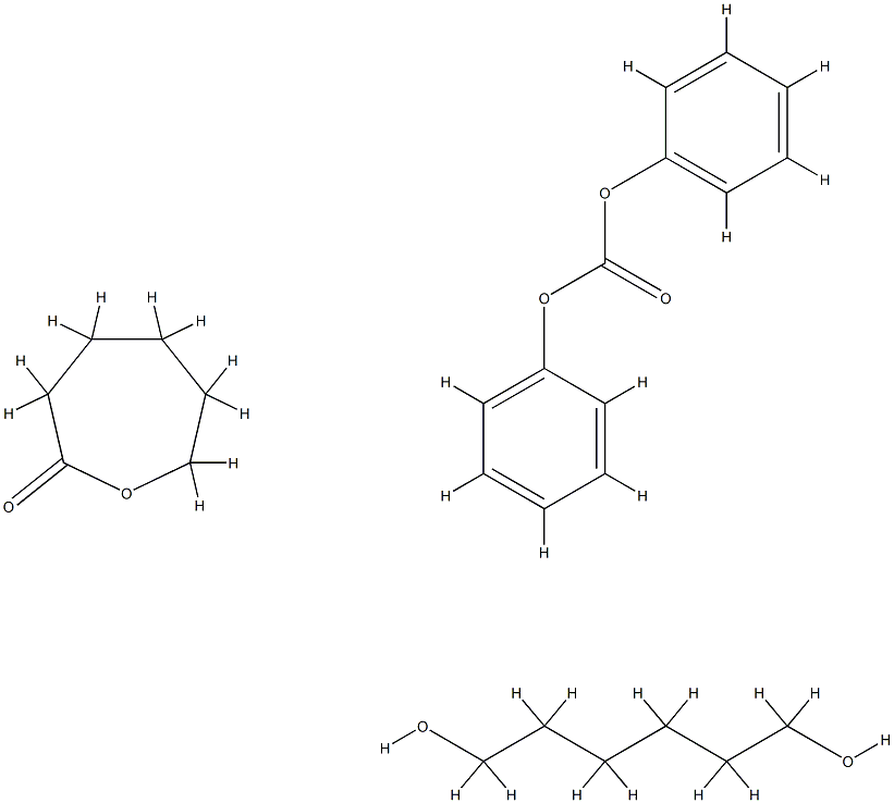 Carbonic acid, diphenyl ester, polymer with 1,6-hexanediol and 2-oxepanone 结构式