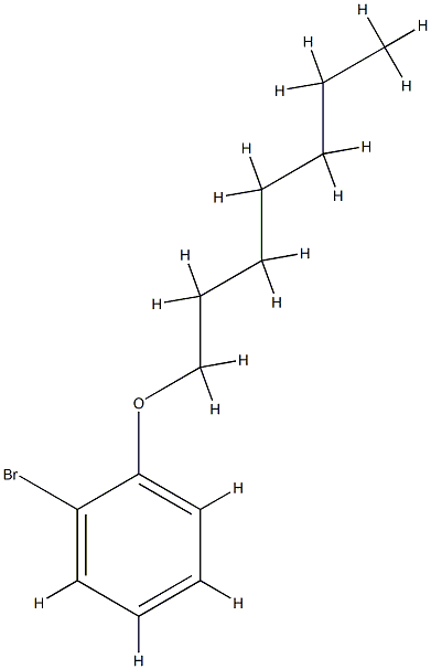 1-bromo-2-heptoxybenzene 结构式