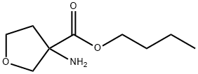 3-氨基四氢呋喃-3-甲酸丁酯 结构式