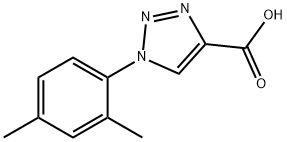 1-(2,4-dimethylphenyl)-1H-1,2,3-triazole-4-carboxylic acid 结构式