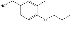 (4-异丁氧基-3,5-二甲基苯基)甲醇 结构式