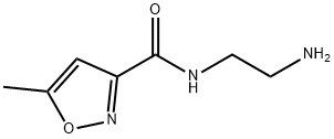 3-异噻唑甲酰胺,N-(2-氨基乙基)-5-甲基-(9CI) 结构式